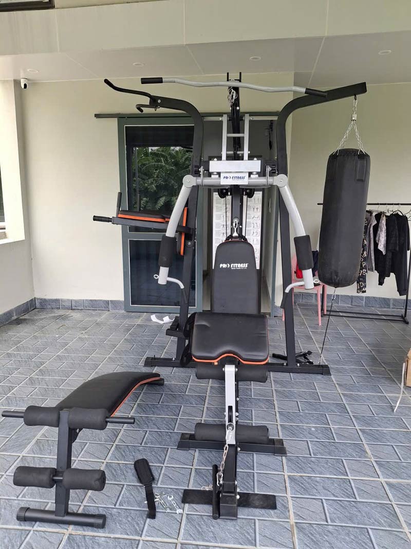 Giàn tạ đa năng BP-806 có kèm bao đấm boxing