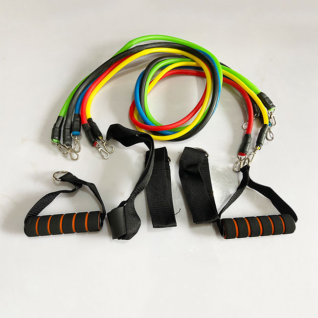 Dây đàn hồi ngũ sắc tập Gym